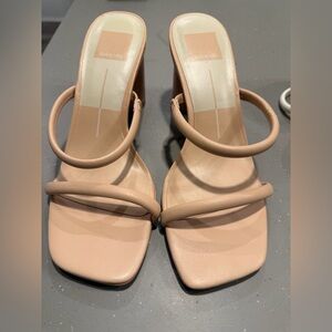 Dolce Vita Women's Nude Strappy Heels